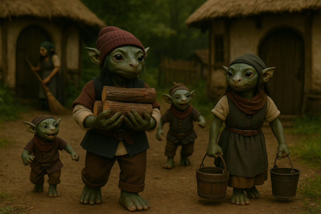 Fauknir, mystical fantasy beings and ancient dwellers of Vhalandar