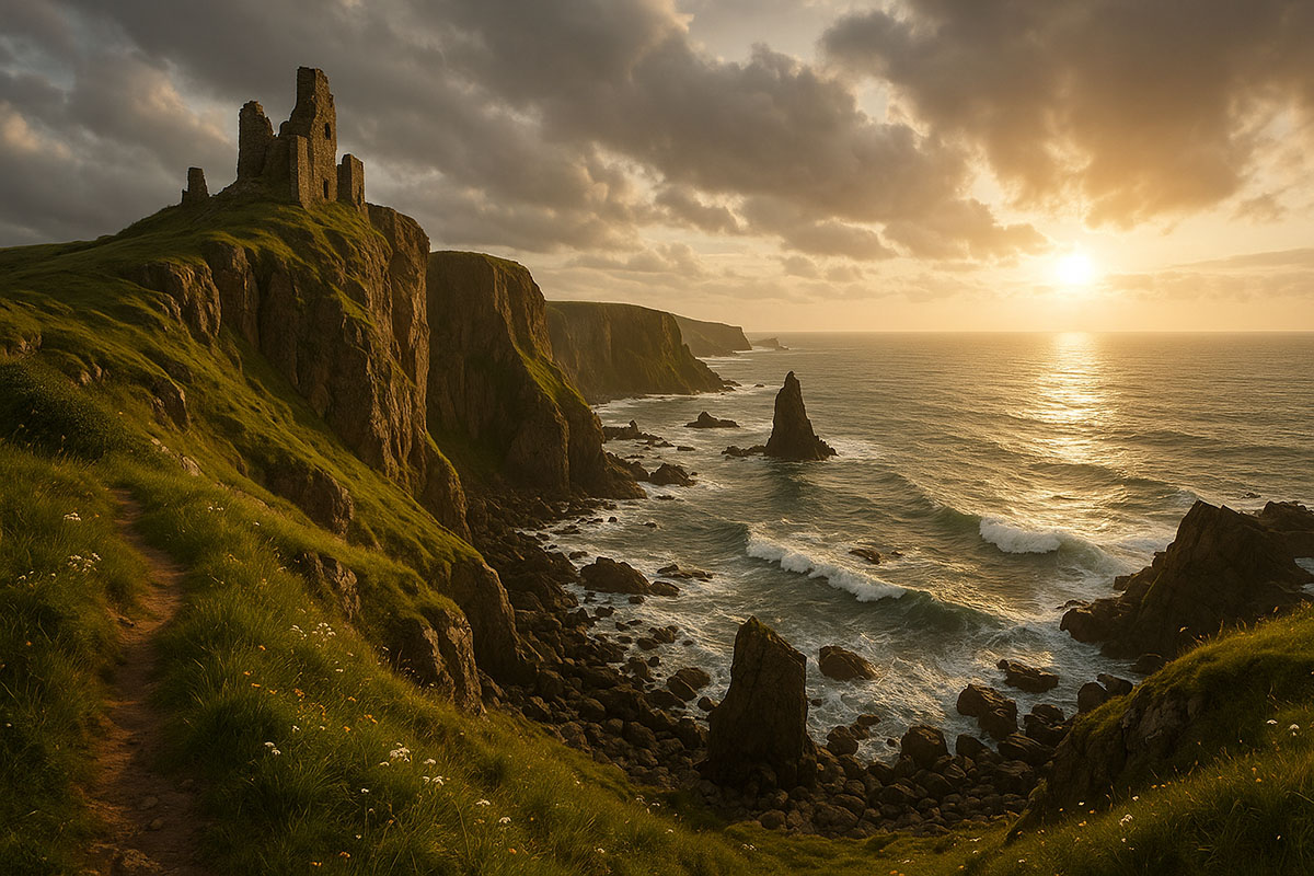 The world of Vhalandar Fantasy coastline landscape – world of Vhalandar, handmade fantasy miniatures & lore