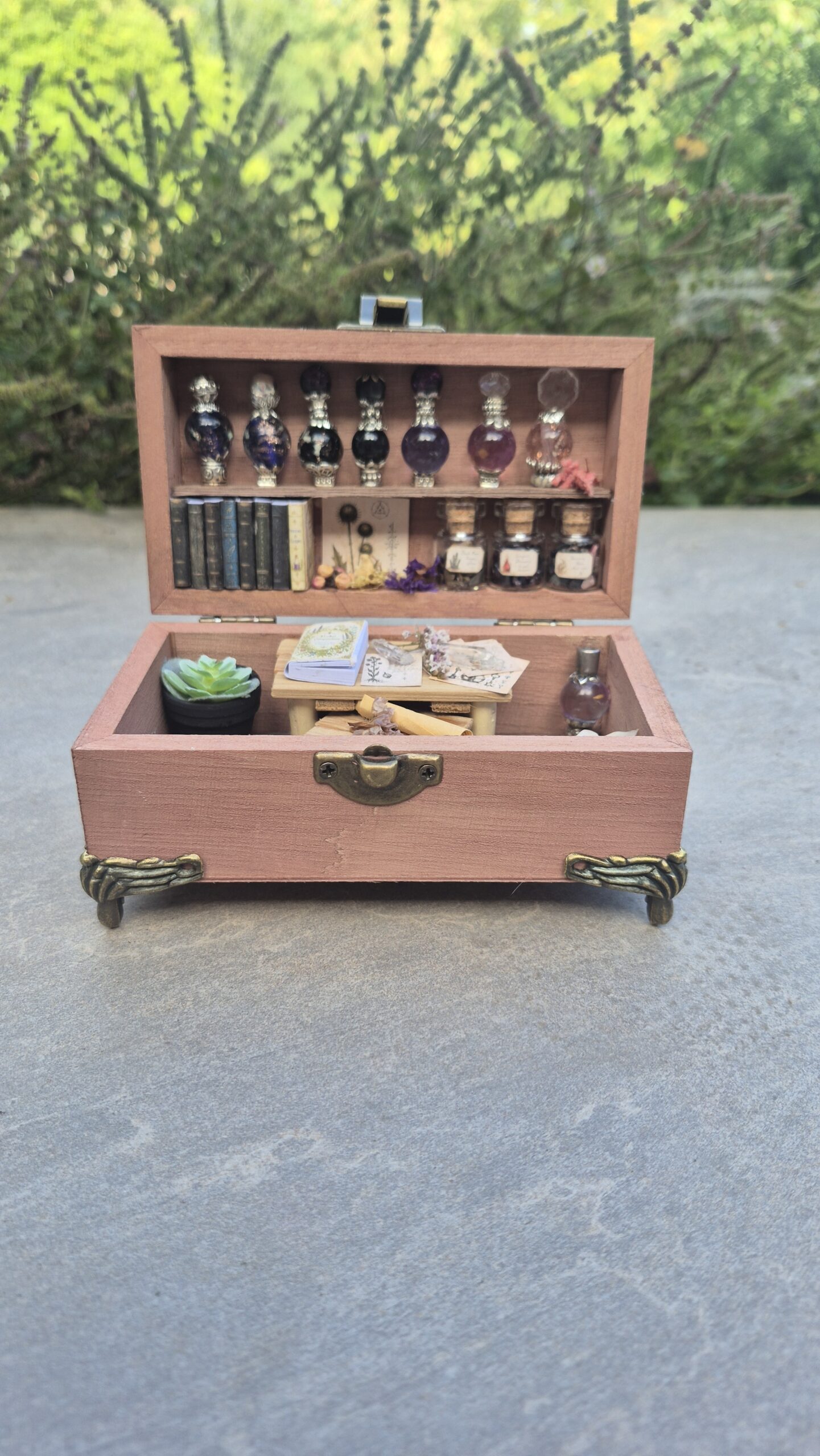 Apothecary Curiosity Box (purple/pink themed)