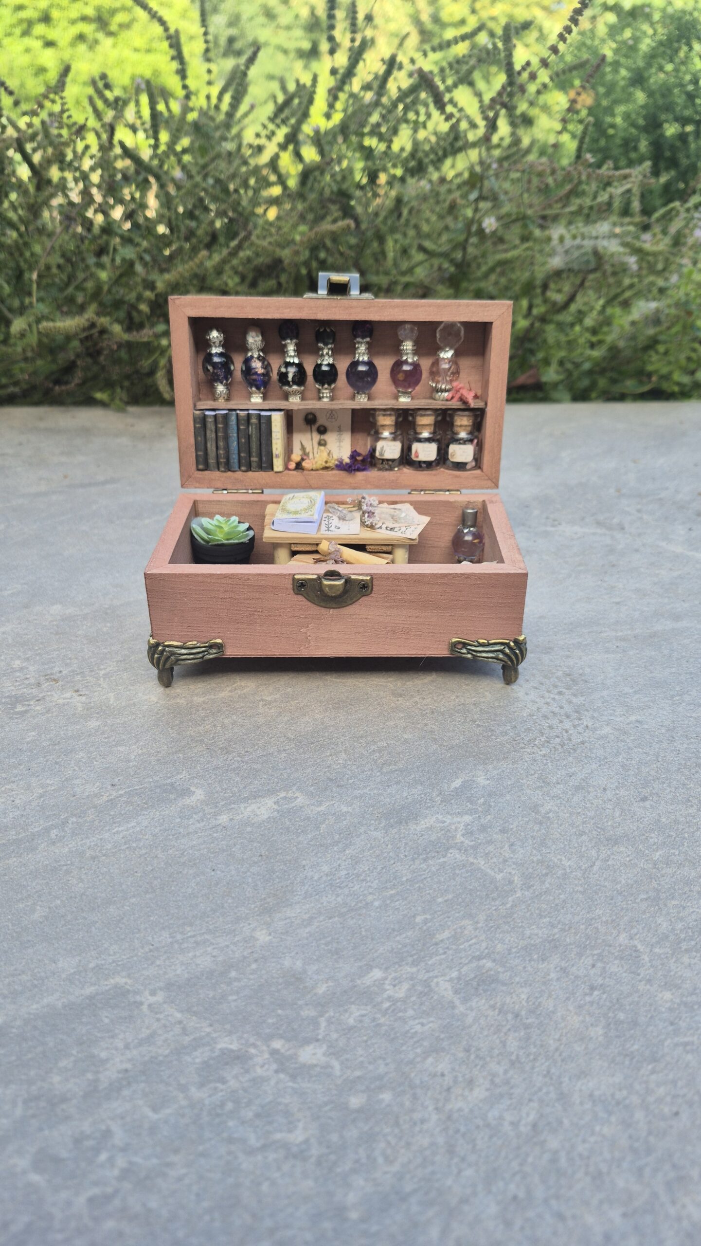 Apothecary Curiosity Box (purple/pink themed) - Image 10
