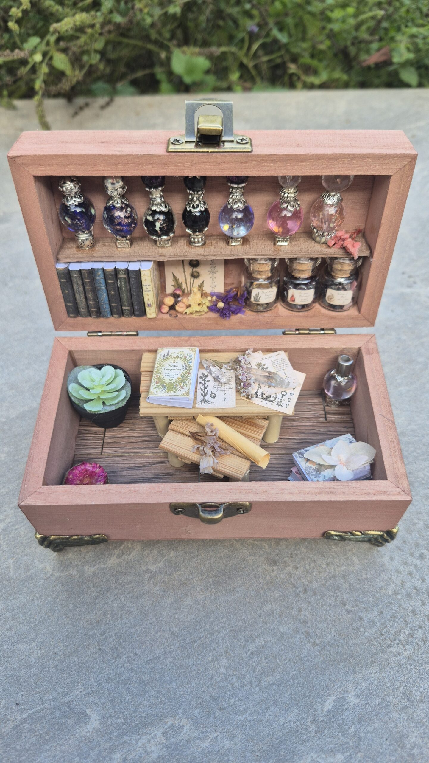 Apothecary Curiosity Box (purple/pink themed) - Image 2