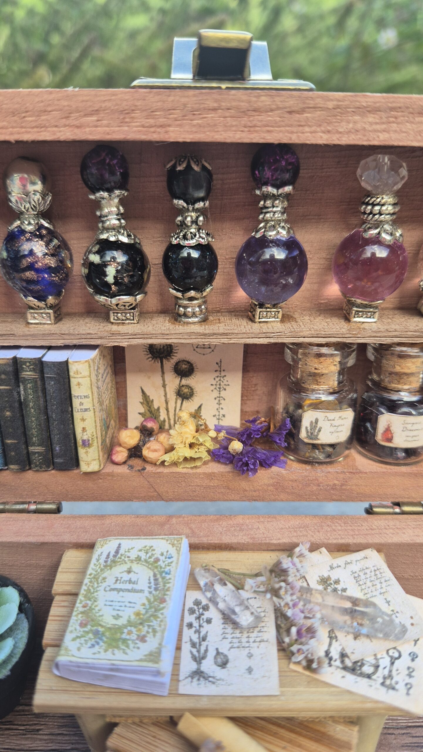 Apothecary Curiosity Box (purple/pink themed) - Image 4