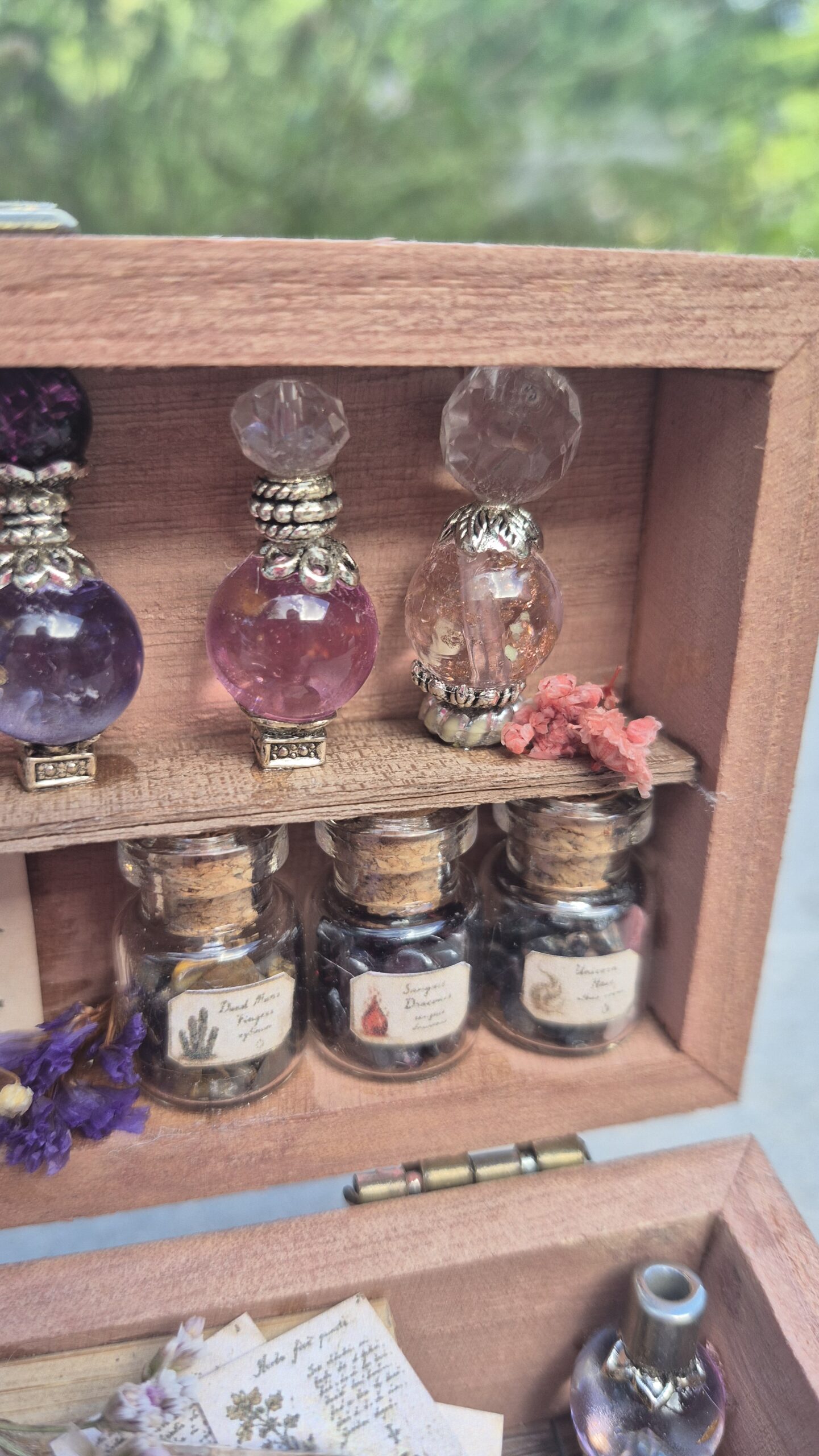Apothecary Curiosity Box (purple/pink themed) - Image 5