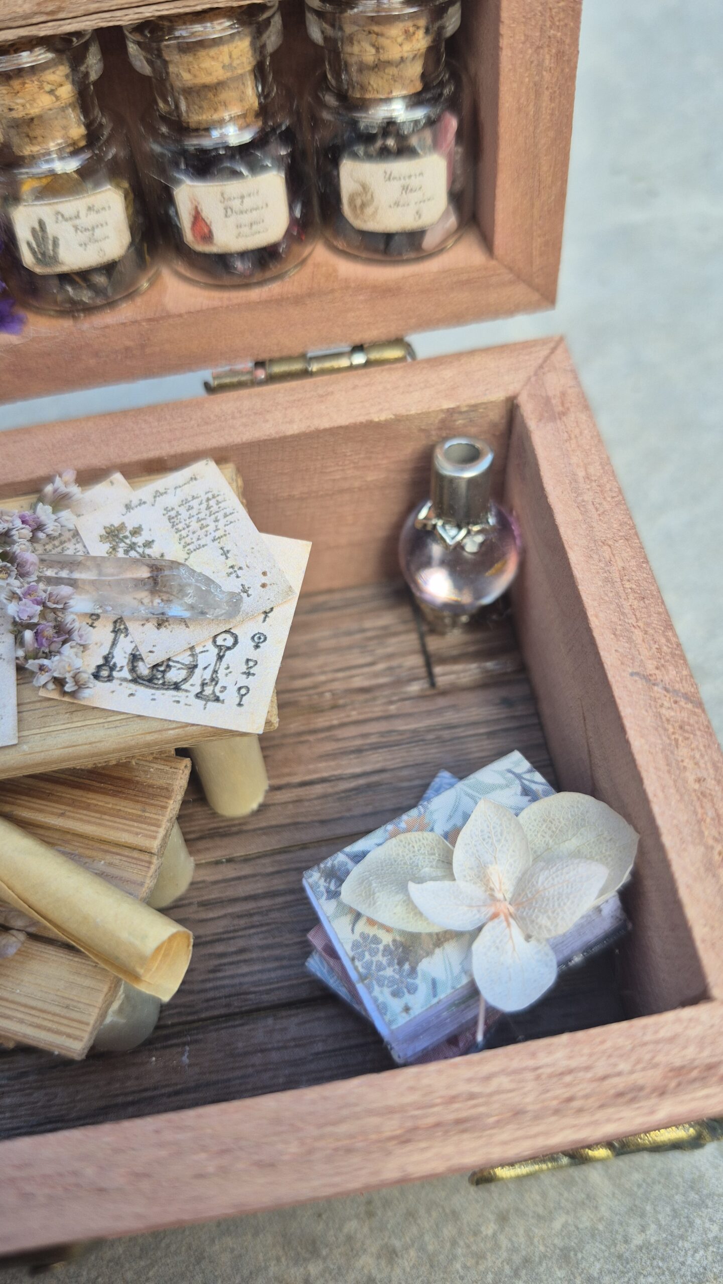 Apothecary Curiosity Box (purple/pink themed) - Image 8
