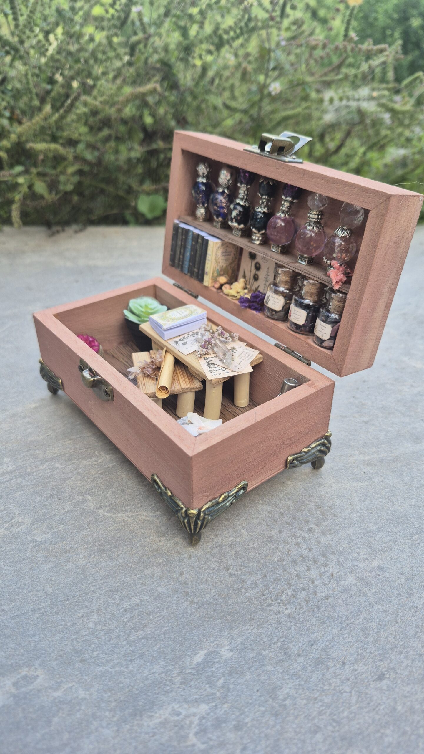 Apothecary Curiosity Box (purple/pink themed) - Image 12