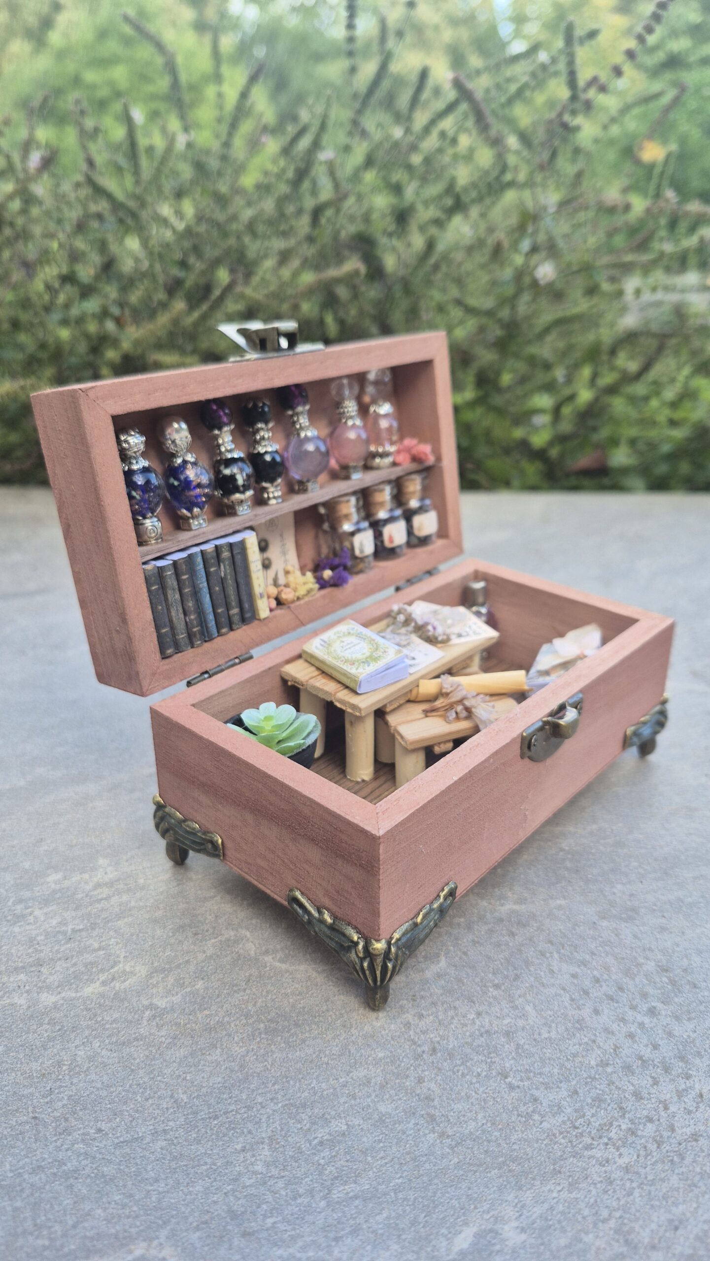 Apothecary Curiosity Box (purple/pink themed) - Image 13
