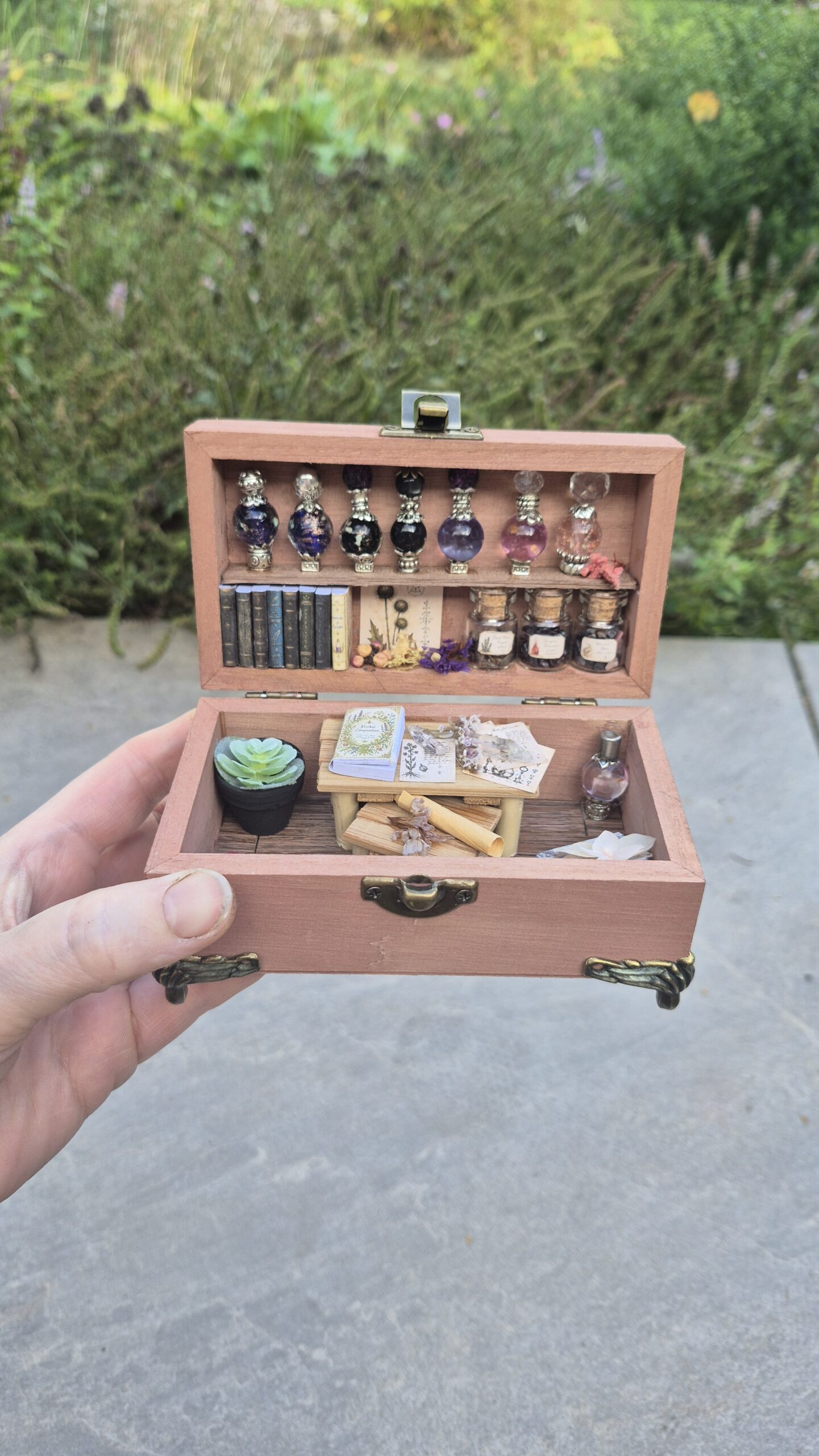 Apothecary Curiosity Box (purple/pink themed) - Image 14